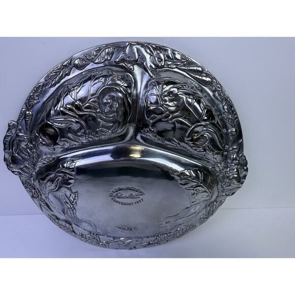 Vintage Arthur Court Bunny Child’s Divided Plate, Cup, And Two Sets Silverware - Picture 5 of 16